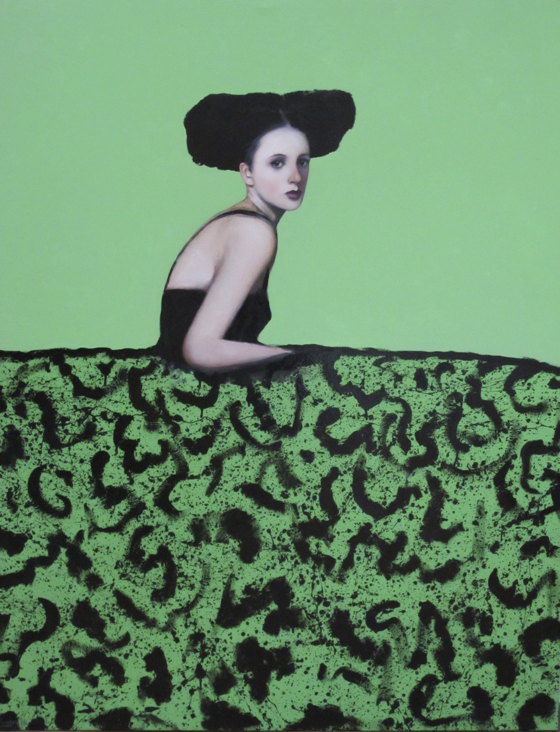 Menina Verde Acido - 162x130 cm